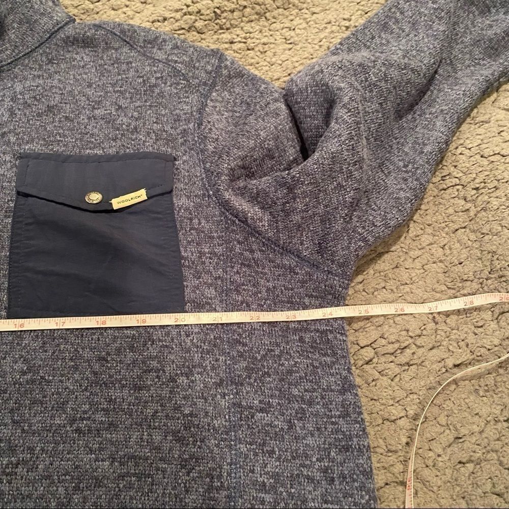 Woolrich Blue Pullover Jacket - Picture 8 of 11